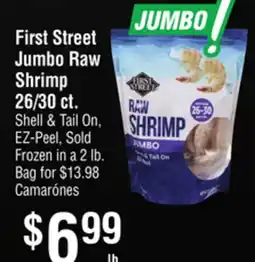 Smart & Final First Street Jumbo Raw Shrimp offer