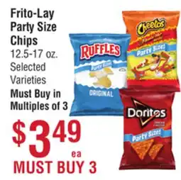Smart & Final Frito-Lay Party Size Chips offer