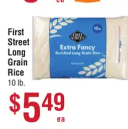 Smart & Final First Street Long Grain Rice offer