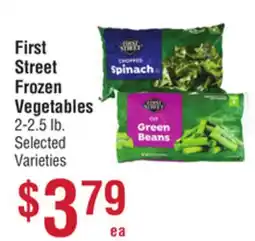 Smart & Final First Street Frozen Vegetables offer