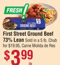Smart & Final First Street Ground Beef offer
