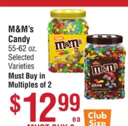 Smart & Final M & M' s Candy offer