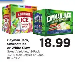 Food 4 Less Cayman Jack, Smirnoff Ice or White Claw offer