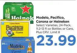Food 4 Less Modelo, Pacifico, Corona or Heineken offer