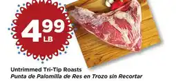 Food 4 Less Untrimmed Tri-Tip Roasts offer
