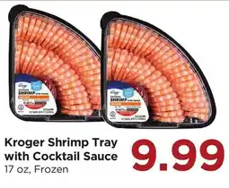 Food 4 Less Kroger Shrimp Tray with Cocktail Sauce offer