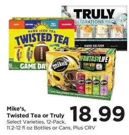 Food 4 Less Mike's, Twisted Tea or Truly offer