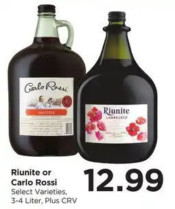 Food 4 Less Riunite or Carlo Rossi offer