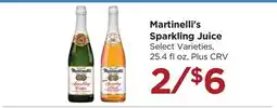 Food 4 Less Martinelli's Sparkling Juice offer