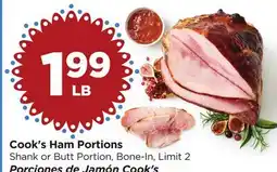 Food 4 Less Cook's Ham Portions offer