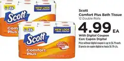 Food 4 Less Scott Comfort Plus Bath Tissue offer