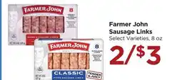 Food 4 Less Farmer John Sausage Links offer