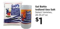 Food 4 Less Sal Bahia Iodized Sea Salt offer