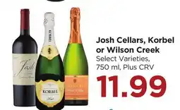 Food 4 Less Josh Cellars, Korbel or Wilson Creek offer