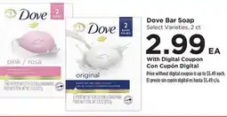 Food 4 Less Dove Bar Soap offer