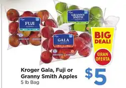 Food 4 Less Kroger Gala, Fuji or Granny Smith Apples offer