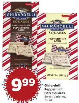 Food 4 Less Ghirardelli Peppermint Bark Squares offer