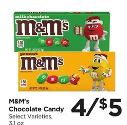 Food 4 Less M & M's Chocolate Candy offer