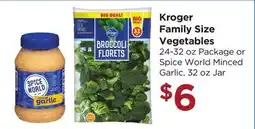 Food 4 Less Kroger Family Size Vegetables offer