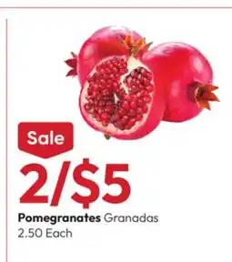 Stater Bros Pomegranates offer