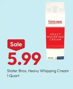Stater Bros Stater Bros. Heavy Whipping Cream offer