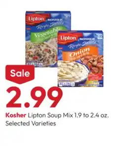 Stater Bros Kosher Lipton Soup Mix offer