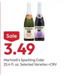 Stater Bros Martinelli's Sparkling Cider offer