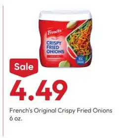 Stater Bros French's Original Crispy Fried Onions offer