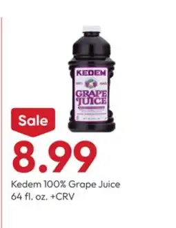 Stater Bros Kedem 100% Grape Juice offer