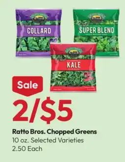Stater Bros Ratto Bros. Chopped Greens offer