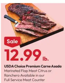 Stater Bros USDA Choice Premium Carne Asada offer