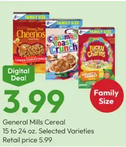 Stater Bros General Mills Cereal offer