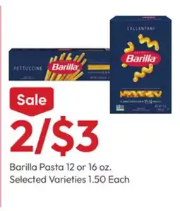 Stater Bros Barilla Pasta offer