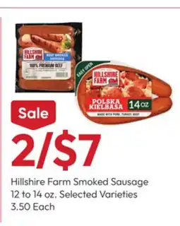 Stater Bros Hillshire Farm Smoked Sausage offer