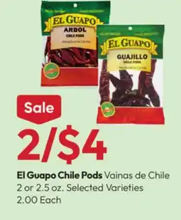 Stater Bros El Guapo Chile Pods Vainas de Chile offer