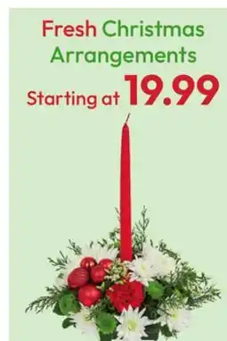 Stater Bros Fresh Christmas Arrangements offer