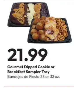 Stater Bros Gourmet Dipped Cookie or Breakfast Sampler Tray offer