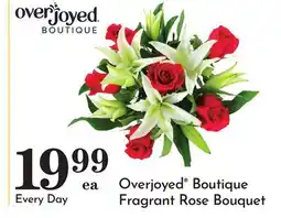Pavilions Overjoyed Boutique Fragrant Rose Bouquet offer