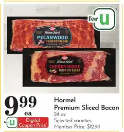 Pavilions Hormel Premium Sliced Bacon offer