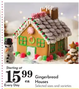 Pavilions Gingerbread Houses offer