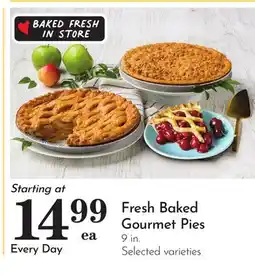 Pavilions Fresh Baked Gourmet Pies offer