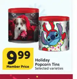 Pavilions Holiday Popcorn Tins offer