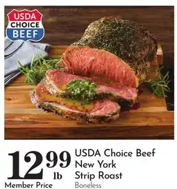 Pavilions USDA Choice Beef New York Strip Roast offer
