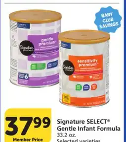 Pavilions Signature SELECT Gentle Infant Formula offer