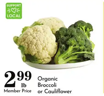 Pavilions Organic Broccoli or Cauliflower offer