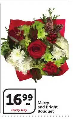 Albertsons Merry and Bright Bouquet offer