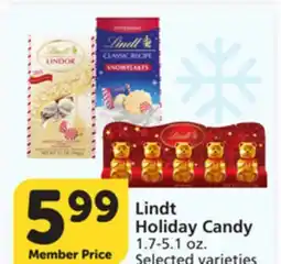 Albertsons Lindt Holiday Candy offer