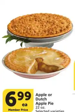 Albertsons Apple or Dutch Apple Pie offer