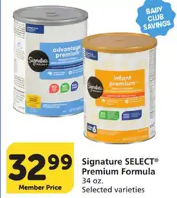 Albertsons Signature SELECT Premium Formula offer