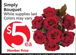 Albertsons Simply Bouquet offer